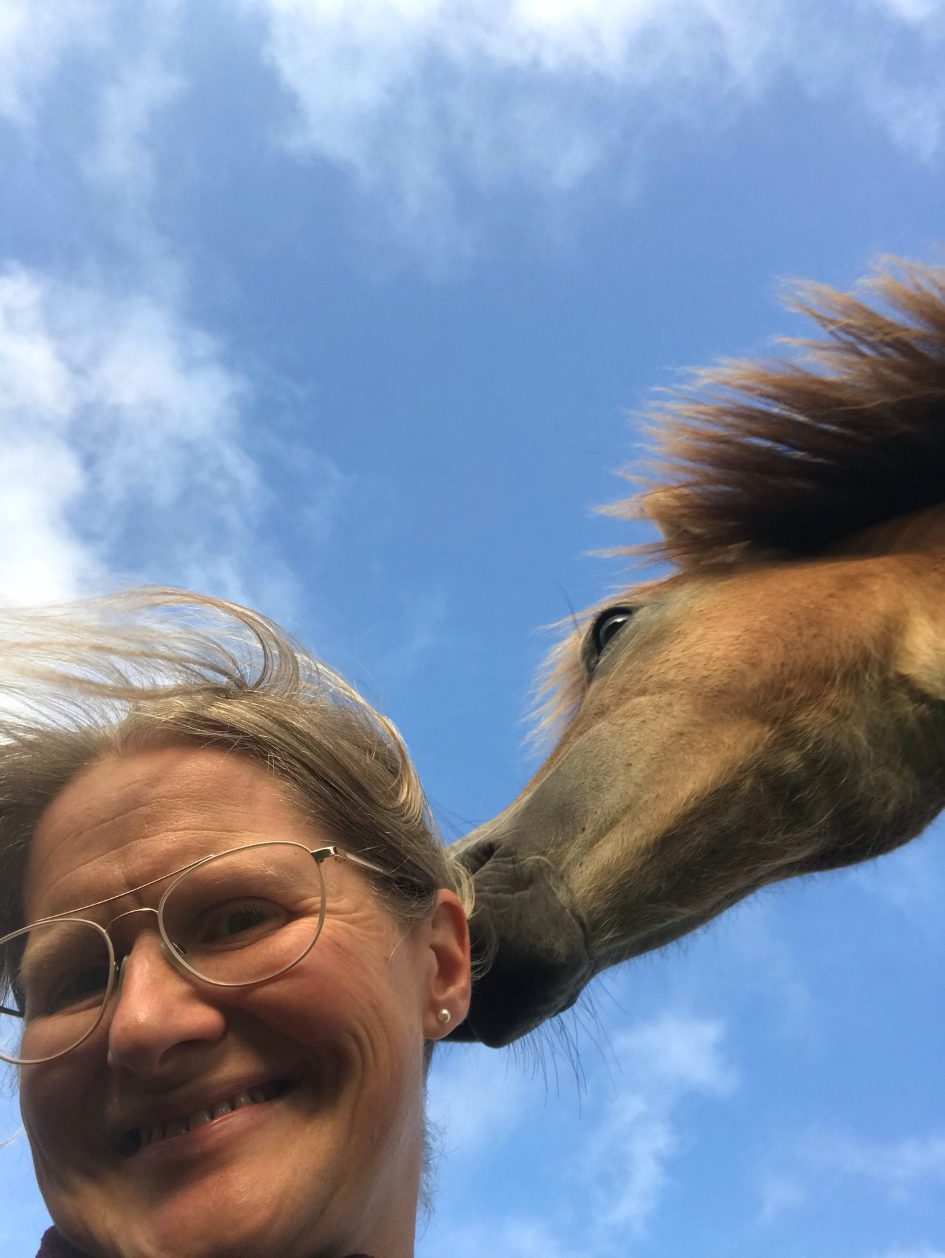 Sara Ewert och häst